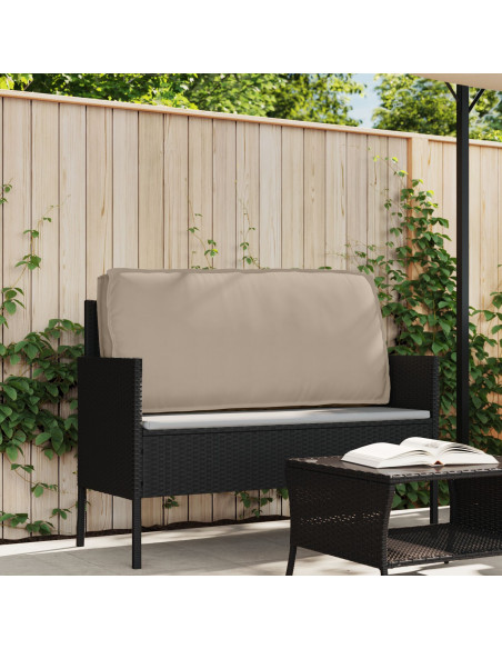 Cuscino per pallet  per seduta/schienale tortora 120x50x12 cm in tessuto oxford