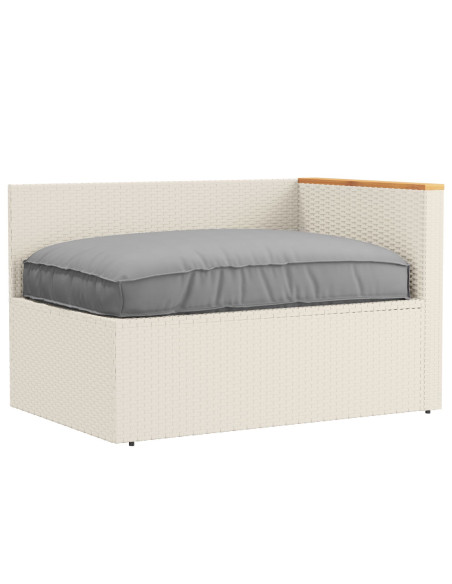 Cuscino per Pallet  per Seduta Grigio 120x80x12 cm Tessuto Oxford