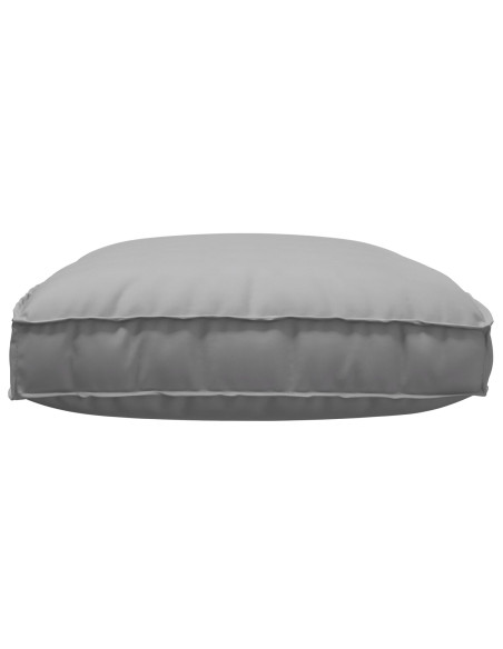Cuscino per Pallet  per Seduta Grigio 120x80x12 cm Tessuto Oxford