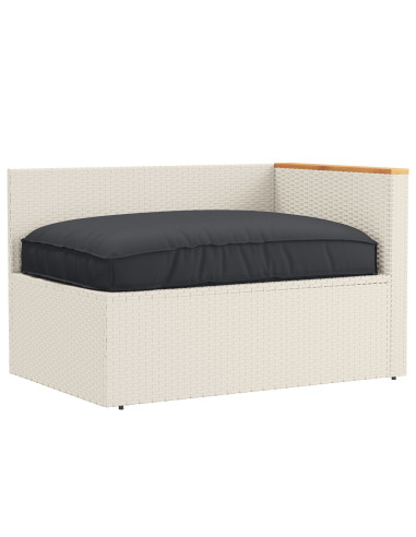 Cuscino Nero 120 x 80 x 12 cm Tessuto Oxford