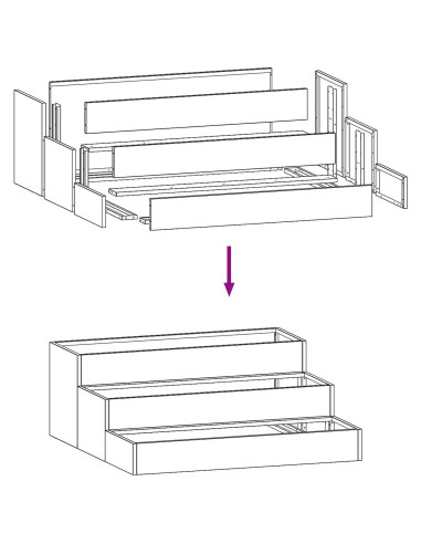 Vaso da giardino Bianco 90 x 90 x 35 cm