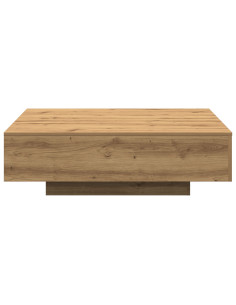 Tavolino da salotto Rovere artigianale 100 x 100 x 31 cm 2