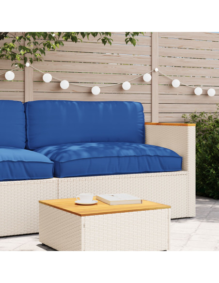 Cuscino per Pallet  per Seduta Blu Reale 120x80x12 cm Tessuto Oxford