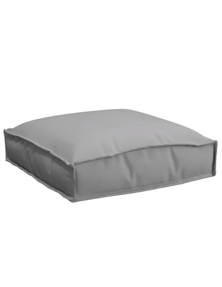 Cuscini per Pallet  per Seduta 2 pz Grigio 40x40x8 cm Tessuto Oxford