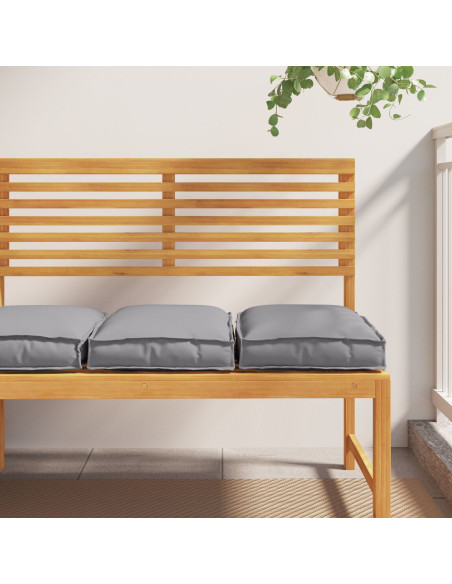 Cuscini per Pallet  per Seduta 2 pz Grigio 40x40x8 cm Tessuto Oxford