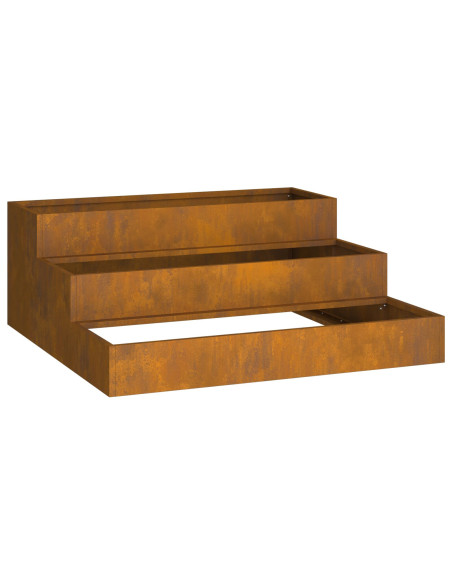 Vaso da giardino Ruggine 90 x 90 x 35 cm