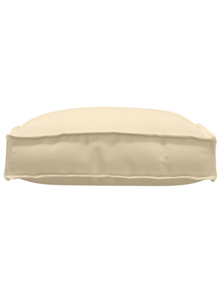 Cuscini per Pallet  Set di 4 Beige Poliestere 40 x 40 x 8 cm