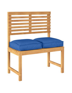 Cuscino 2 pcs Blu Reale 40 x 40 x 8 cm Tessuto Oxford 2