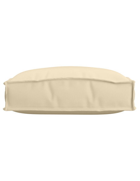 Cuscini per Pallet  Set di 4 Beige Poliestere 40 x 40 x 8 cm