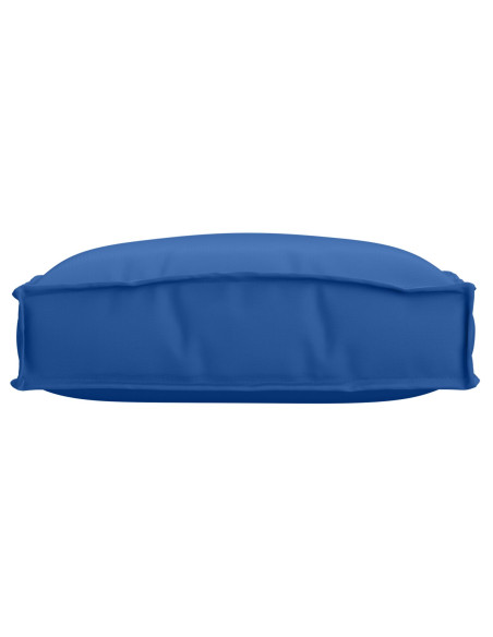 Cuscini per pallet  per seduta 2 pcs Blu reale 40x40x8 cm Tessuto Oxford