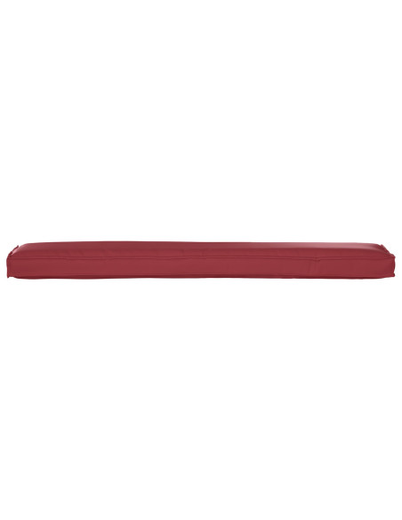 Cuscini per Pallet  Set di 2 Rosso Borgogna Poliestere