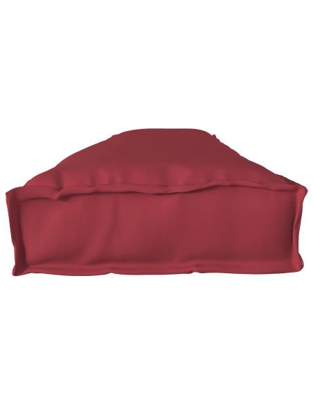 Cuscini per Pallet  Set di 2 Rosso Borgogna Poliestere