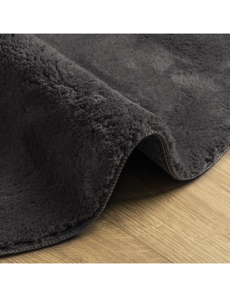 Tappeti per area HUARTE Antracite 120 x 170 cm Poliestere