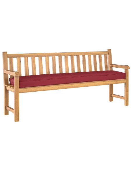 Cuscini per Pallet  Set di 2 Rosso Borgogna Poliestere