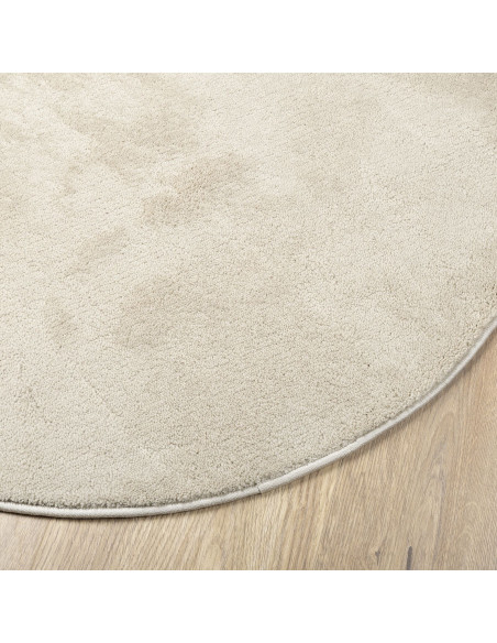 Tappeto d'area  Beige 120x170 cm Poliestere Antiscivolo