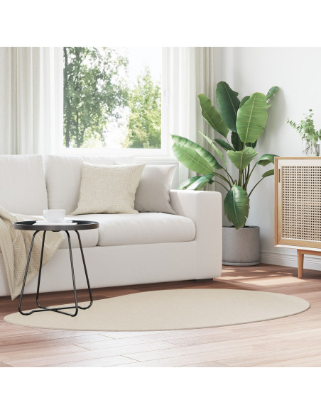 Tappeto d'area  Beige 120x170 cm Poliestere Antiscivolo