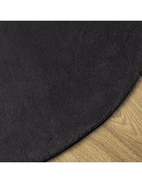 Tappeto  Nero 80x150 cm Poliestere Antiscivolo