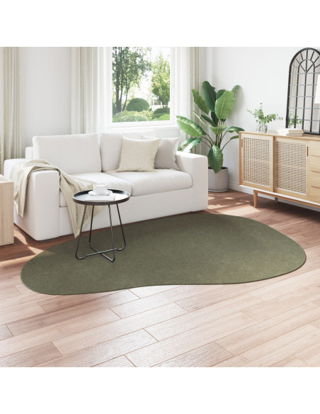 Tappeto  ""HUARTE"" a Pelo Corto Morbido e Lavabile Verde Foresta 160x230 cm