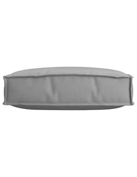 Cuscino per Pallet  per Sedia Grigio 60x60x12 cm Tessuto Oxford