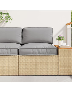 Cuscino Grigio 60 x 60 x 12 cm Tessuto Oxford 2