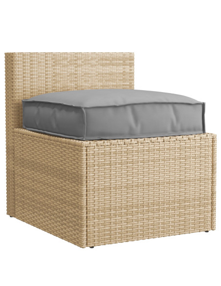 Cuscino per Pallet  per Sedia Grigio 60x60x12 cm Tessuto Oxford