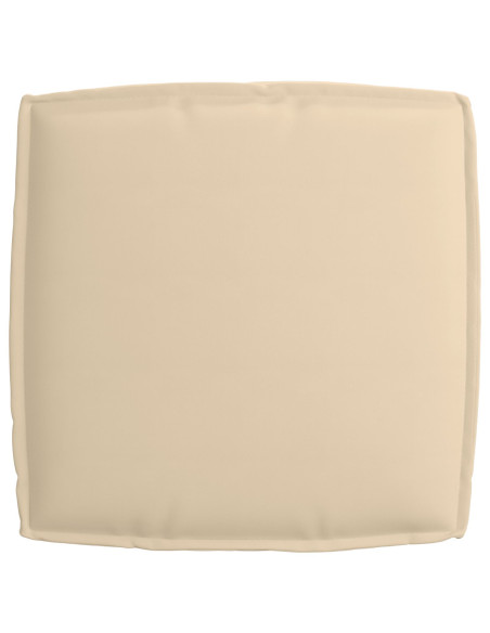 Cuscino per Pallet  per Sedia Beige 60x60x12 cm Tessuto Oxford