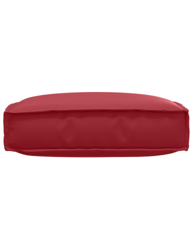 Cuscino Rosso Vino 60 x 60 x 12 cm Tessuto Oxford