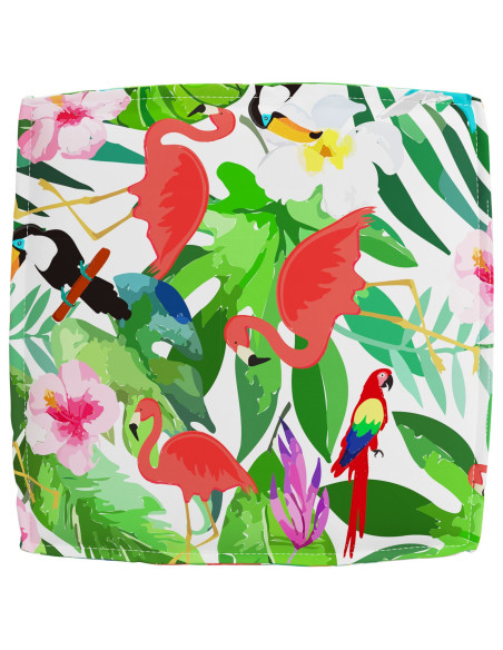 Cuscino per Pallet  Giungla Tropicale 60x60x12 cm Tessuto Oxford