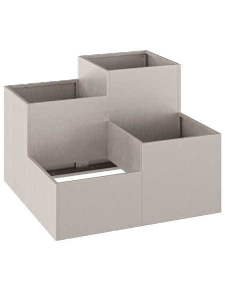 Vaso da giardino Ruggine 80 x 80 x 60 cm