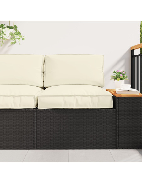 Cuscino per pallet  panna 80x80x12 cm in tessuto Oxford
