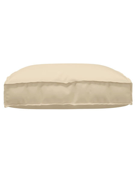 Cuscino per pallet  per seduta beige 80x80x12 cm in tessuto Oxford