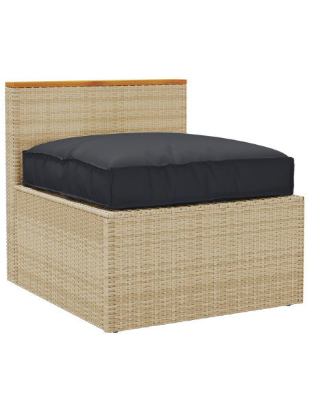 Cuscino da pallet  per seduta nero 80x80x12 cm tessuto Oxford