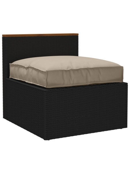 Cuscino per pallet  Tortora 80x80x12 cm Tessuto Oxford