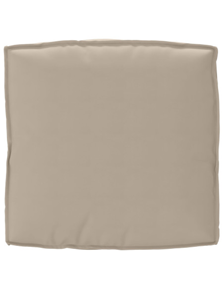 Cuscino per pallet  Tortora 80x80x12 cm Tessuto Oxford