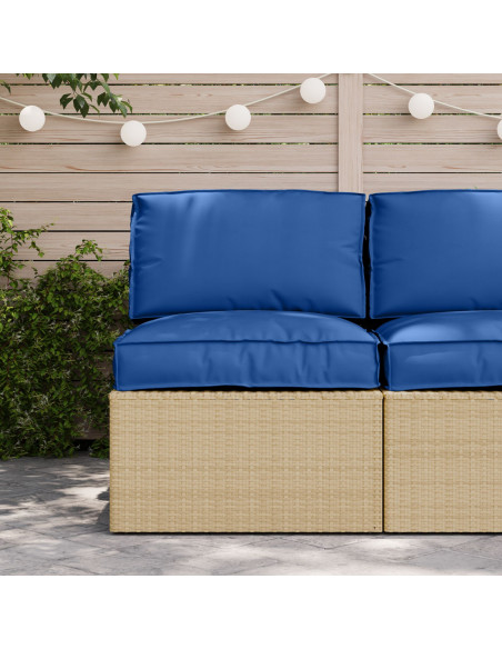 Cuscino Pallet  per Sedia Blu Reale 80x80x12 cm Tessuto Oxford