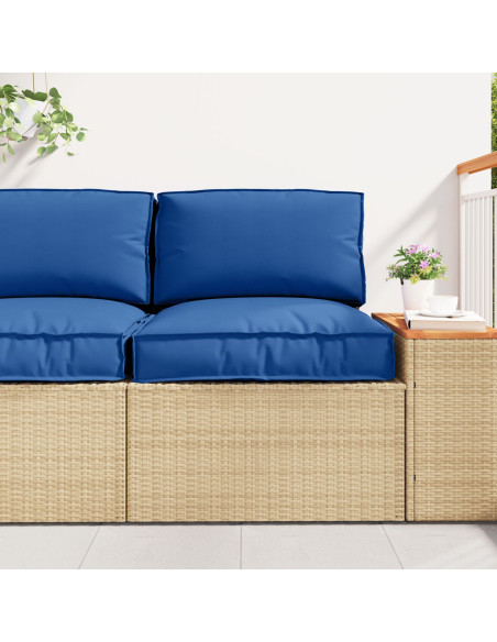 Cuscino Pallet  per Sedia Blu Reale 80x80x12 cm Tessuto Oxford