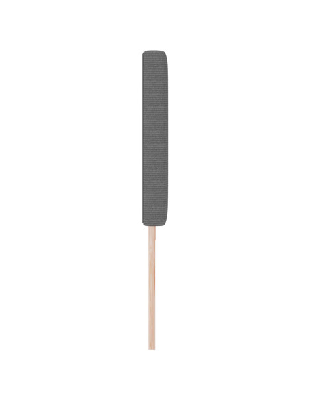 Testata LED Design Semplice Grigio Chiaro 100 cm in Tessuto di Corduroy
