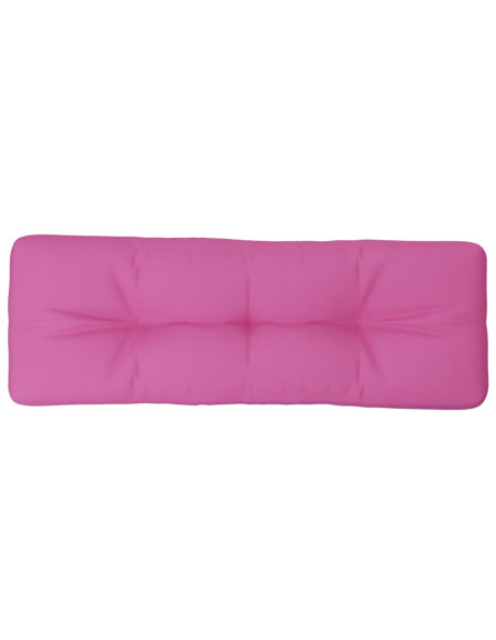 Cuscino per Pallet Rosa 120x40x12 cm in Tessuto