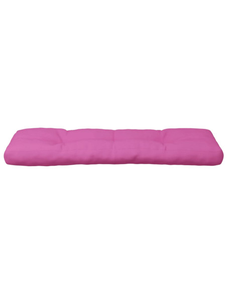 Cuscino per Pallet Rosa 120x40x12 cm in Tessuto