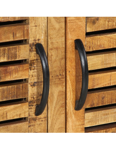 Mobile per scarpe con lo scaffale Marrone 110 x 38 x 45 cm 2