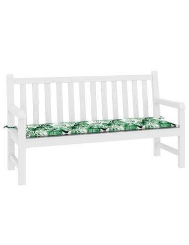 Cuscino per Panchina Foglia Motivo a foglia 150 x 50 x 3 cm