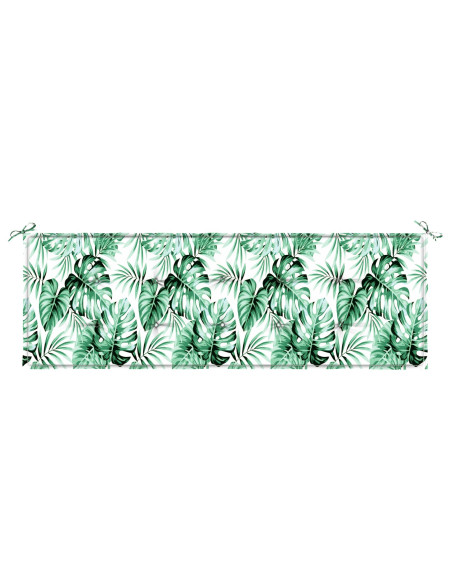 Cuscino  Verde Tessuto Oxford, Fibra di Schiuma 150 x 50 x 4 cm