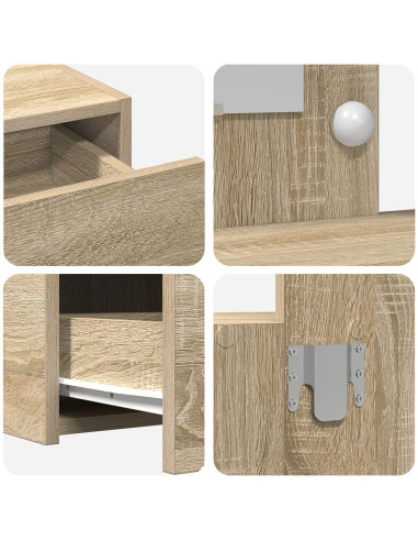 Tavolo da Trucco Marrone 100 x 40 x 70 cm Legno multistrato