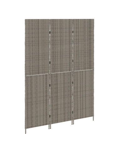 Divider per stanze Grigio 146 x 180 cm polyrattan