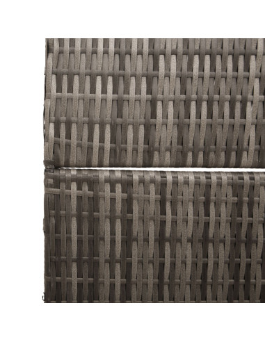 Divider per stanze Grigio 146 x 180 cm polyrattan