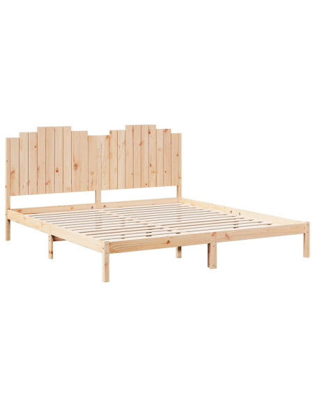 Giroletto Extra Lungo senza Materasso 180x210 cm Legno Massello