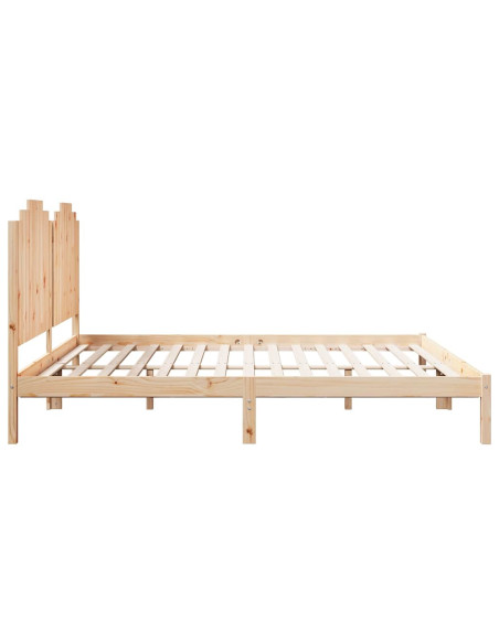 Giroletto Extra Lungo senza Materasso 180x210 cm Legno Massello