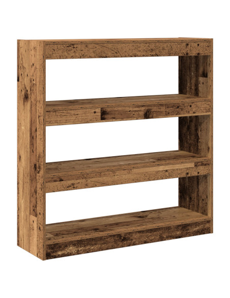 Mobile Libreria/Divisore - Legno rustico - 100x30x103cm - Legno ingegnerizzato