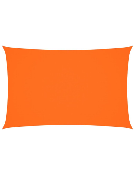 Parasole a Vela Oxford Rettangolare 2x5 m Arancione