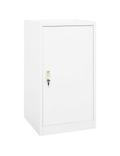 Armadio Porta Sella Bianco 53x53x105 cm in Acciaio 2